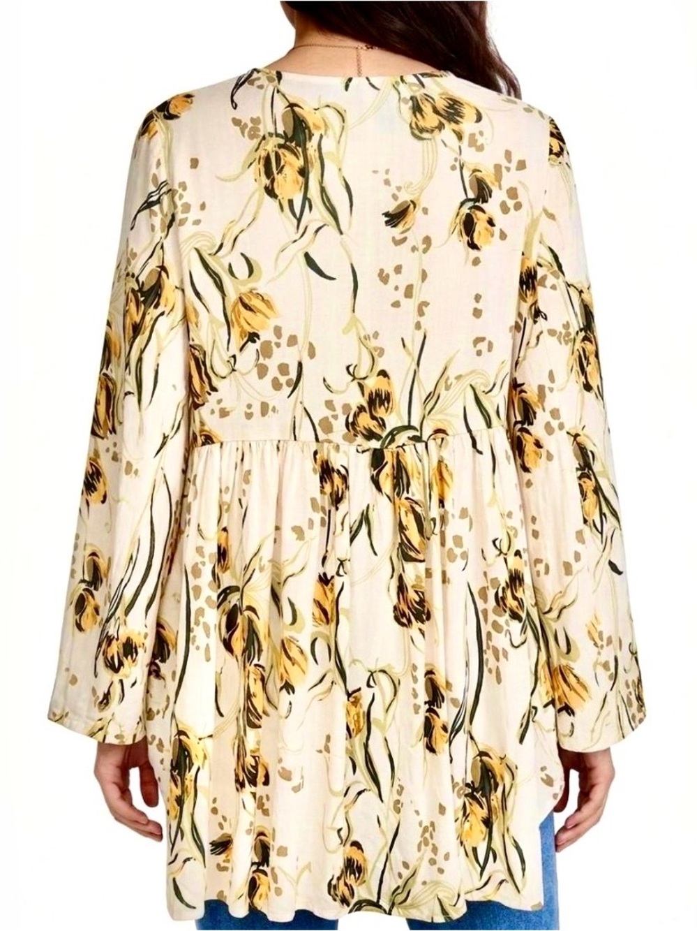 🌺🎉HP🎉🌺 NWT Free People Bella Floral Print Top - Picture 10 of 15